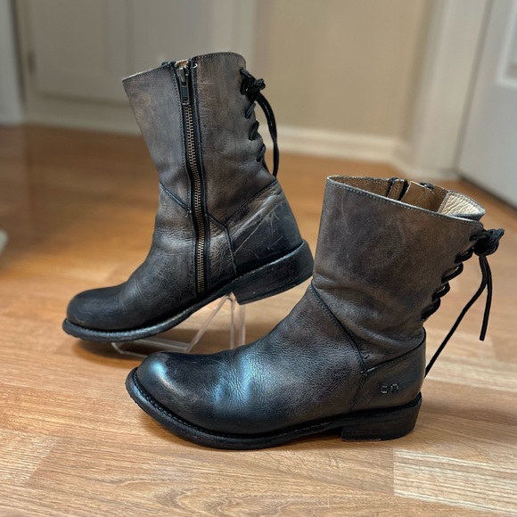 🤎Bed|Stü Brown boots with lace-up back🍫 - Picture 2 of 6